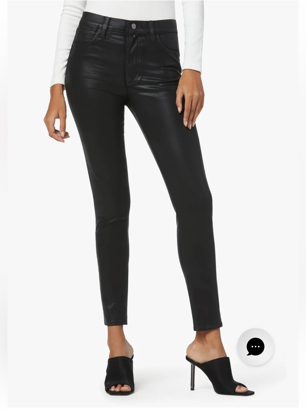 Joe’s The Charlie High Rise Skinny Ankle (Costed Black)